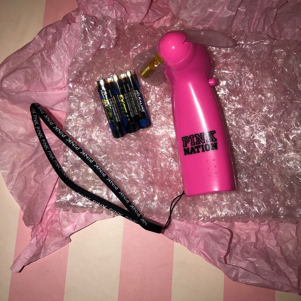 RARE Victoria’s Secret Pink LED Fan Portable Fan - Picture 3 of 3